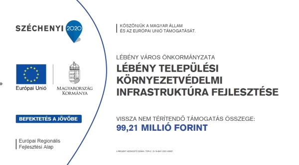 Lébény település környezetvédelmi infrastruktúra fejlesztése