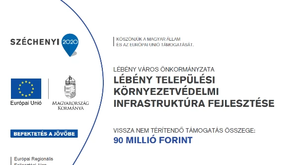 Lébény települési környezetvédelmi infrastruktúra fejlesztése